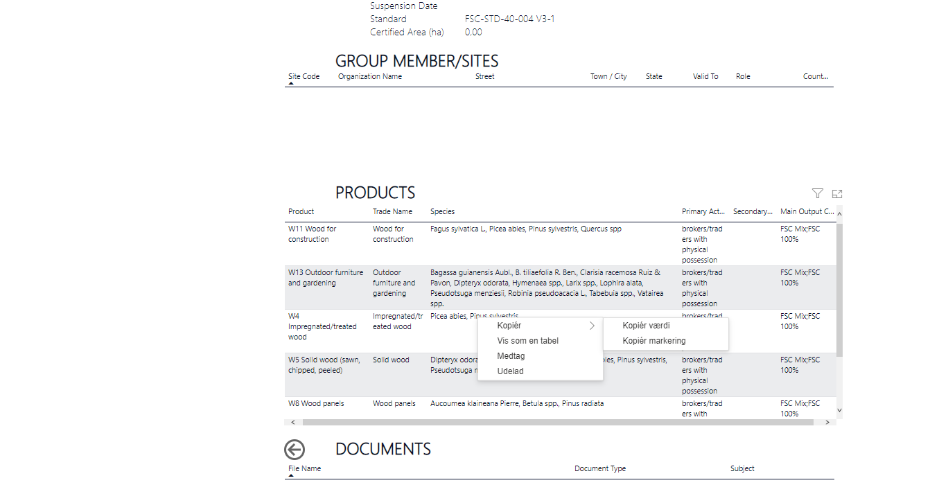 Kopiér tekst fra database