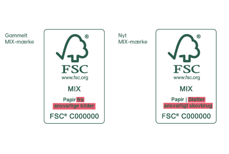 Nyt FSC MIX-mærke