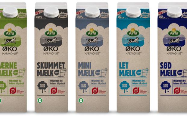 Arla introducerer Danmarks f&oslash;rste gr&oslash;nne m&aelig;lkekarton